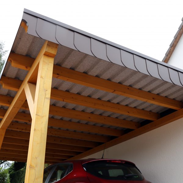 attached timber carport